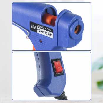 Gambar produk JOT Hot Melt Glue Gun Heating Tool Pistol Lem Tembak Panas 20W - QT-302