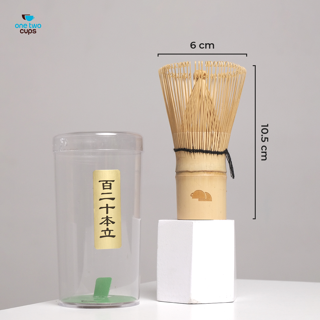 One Two Cups Chasen Bamboo Matcha Whisk Pengaduk Teh Jepang 84 Tangkai - FMCA Gambar produk One Two Cups Chasen Bamboo Matcha Whisk Pengaduk Teh Jepang 84 Tangkai - FMCA