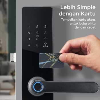 MAISUSTY Smart Door Lock TTLock App Fingerprint Password Card - G1F Gambar produk MAISUSTY Smart Door Lock TTLock App Fingerprint Password Card - G1F