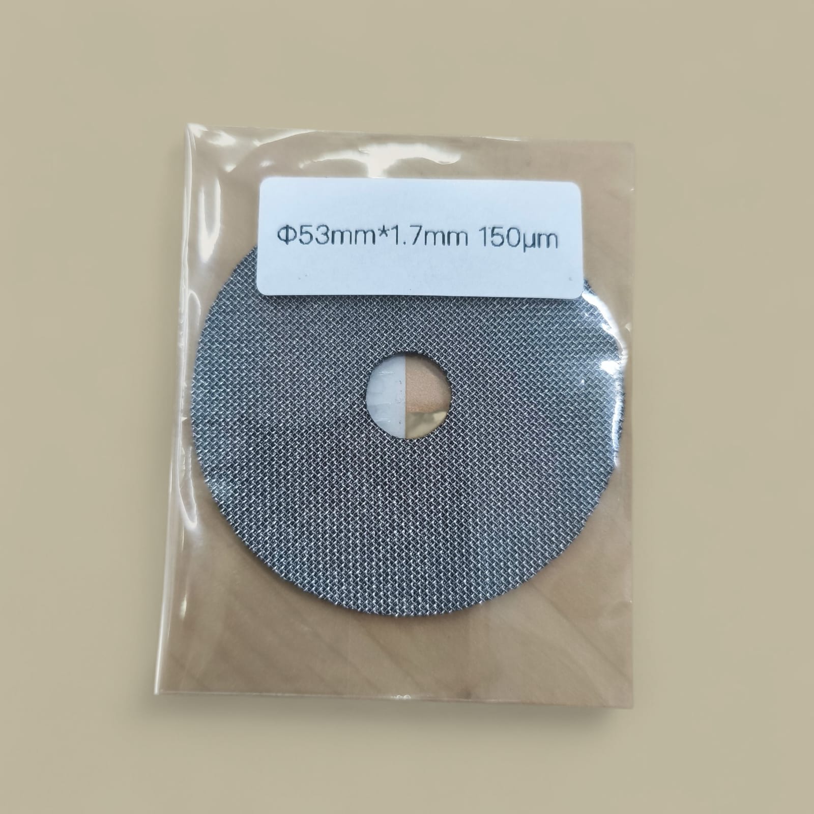 Gambar produk TIAJI Puck Screen Portafilter Espresso Machine 150 Micron 1.7mm Thick 53mm - TJ-150