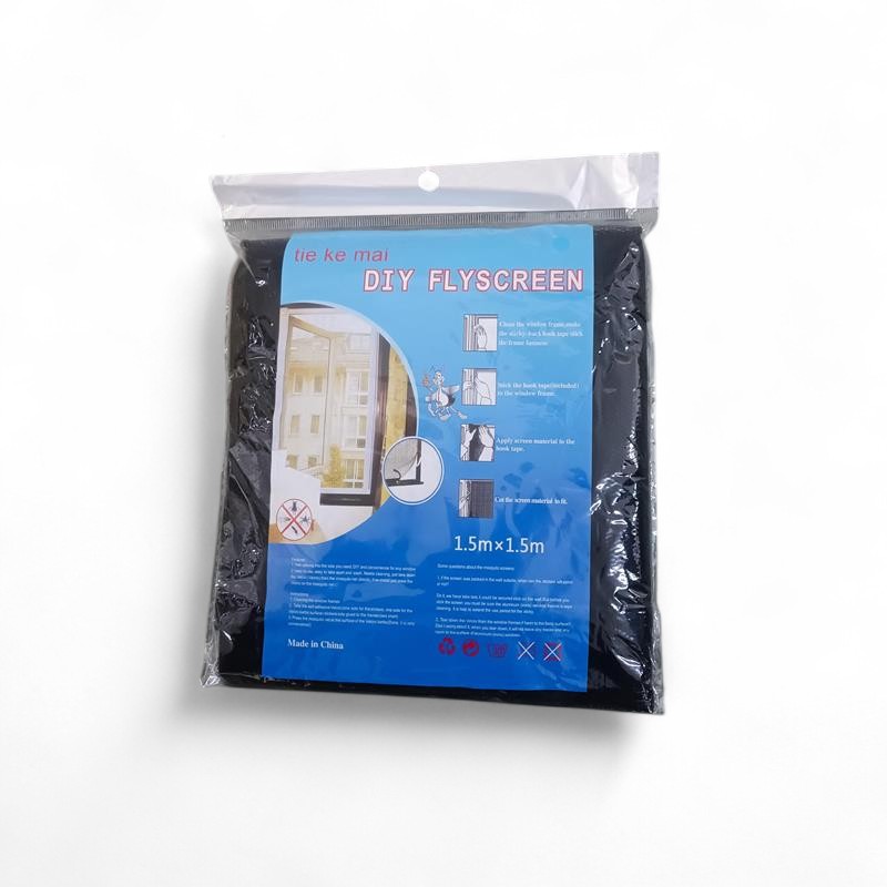 Tie Ke Mai Jaring Nyamuk Jendela Kasa Polyester dengan Velcro 1.5x1.5M - L-4805 Gambar produk Tie Ke Mai Jaring Nyamuk Jendela Kasa Polyester dengan Velcro 1.5x1.5M - L-4805