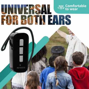 RETEKESS Audio Tour Guide Wireless Receiver Earphone Ear Hook 520mAh - TT111 Gambar produk RETEKESS Audio Tour Guide Wireless Receiver Earphone Ear Hook 520mAh - TT111