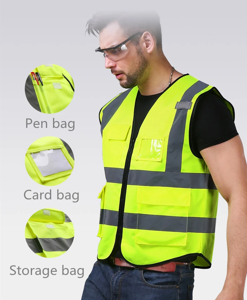 Gambar produk SPARDWEAR Rompi Proyek K3 Safety Vest Reflective Visibility All Size - 315