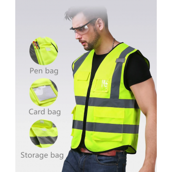 Gambar produk SPARDWEAR Rompi Proyek K3 Safety Vest Reflective Visibility All Size - 315