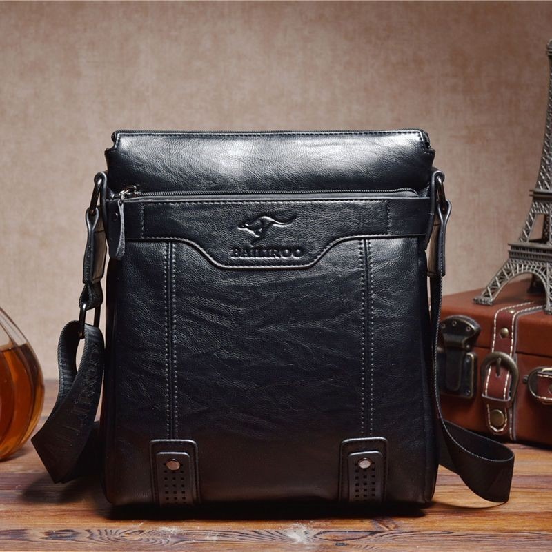 BADENROO Tas Selempang Pria Kulit PU Leather Shoulder Crossbody Bag - BD-27 Gambar produk BADENROO Tas Selempang Pria Kulit PU Leather Shoulder Crossbody Bag - BD-27