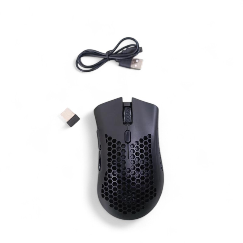 Gambar produk K-SNAKE Mouse Gaming Wireless Optical 2.4GHz RGB Rechargeable 1600DPI - BM600