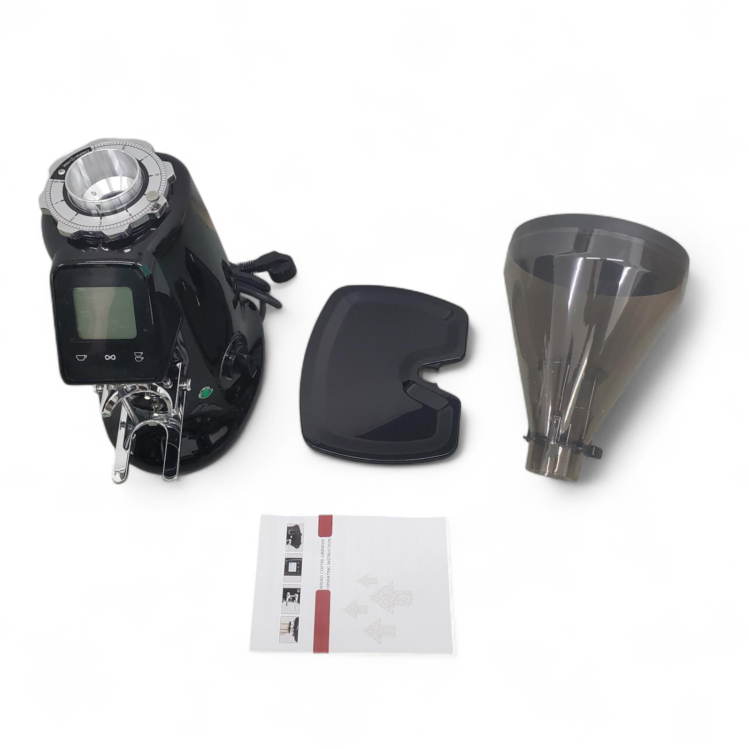 Gambar produk Jiexing Alat Penggiling Kopi Elektrik Touch Screen Coffee Grinder - JX-600AD