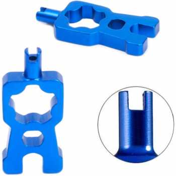 Gambar produk RISK Kunci Pas Sepeda 4in1 Bike Valve Wrench Schrader Presta - RL214