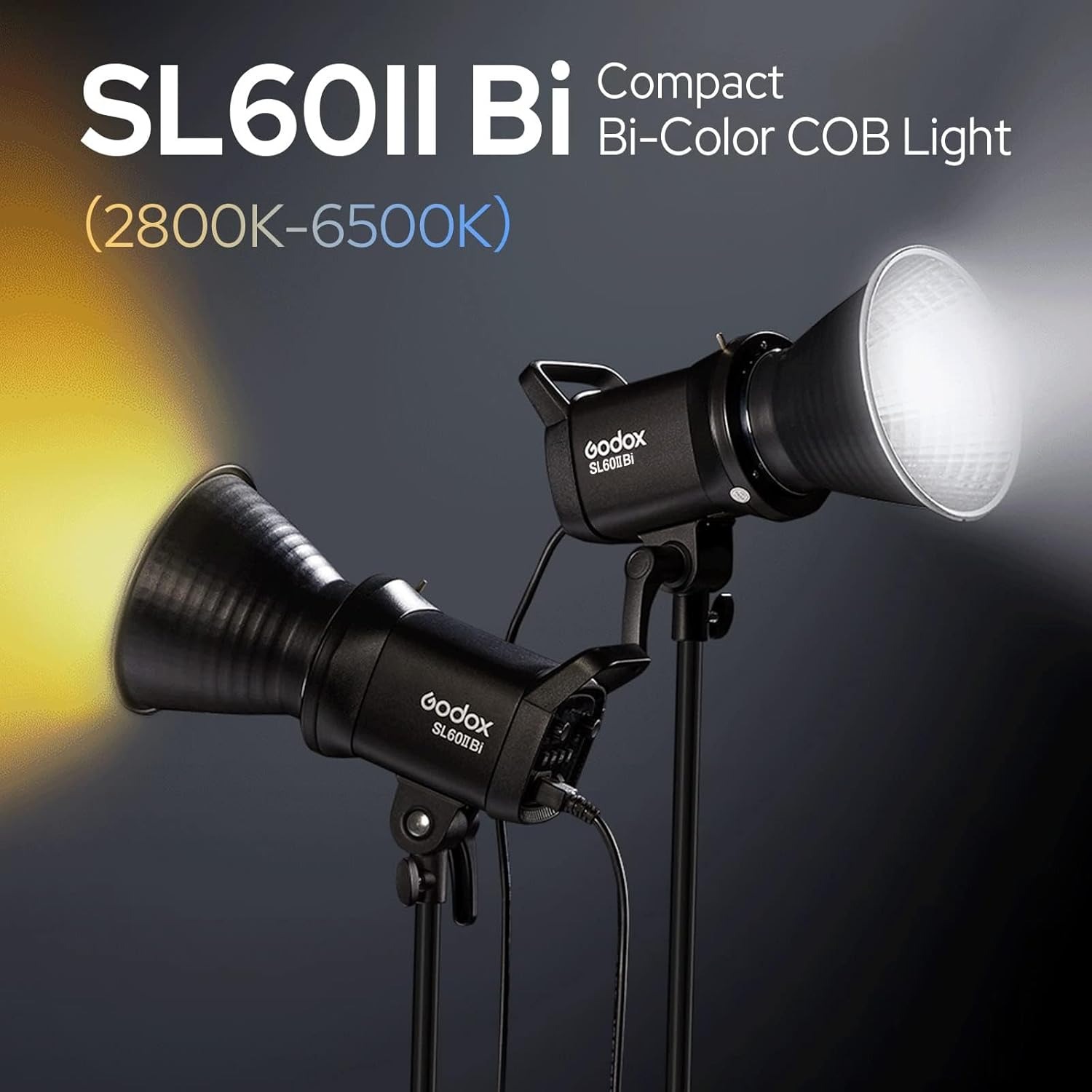 Gambar produk Godox Lampu Studio LED Fill Light 2.4G Wireless Bowens 2800-6500K 75W - SL60IIBi
