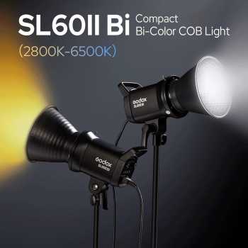 Godox Lampu Studio LED Fill Light 2.4G Wireless Bowens 2800-6500K 75W - SL60IIBi