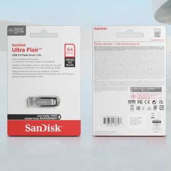 Gambar produk SanDisk Ultra Flair Flashdisk USB 3.0 64GB - SDCZ73