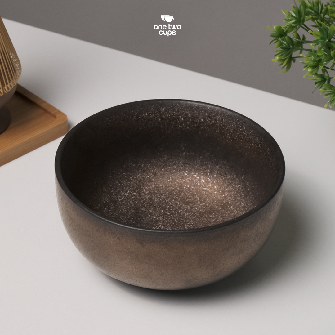 One Two Cups Mangkuk Teh Chawan Japanese Matcha Tea Bowl 480ml - VCM Gambar produk One Two Cups Mangkuk Teh Chawan Japanese Matcha Tea Bowl 480ml - VCM