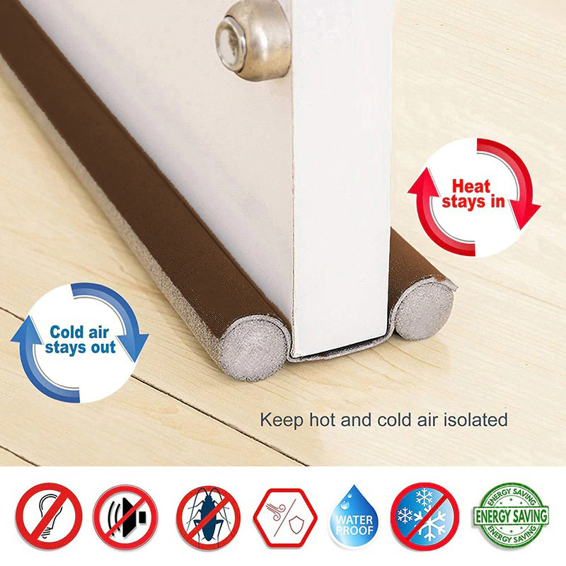 Gambar produk TaffHOME Lis Penutup Celah Pintu Penghalang Debu Door Bottom Seal 90cm - FF54