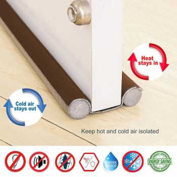 TaffHOME Lis Penutup Celah Pintu Penghalang Debu Door Bottom Seal 90cm - FF54