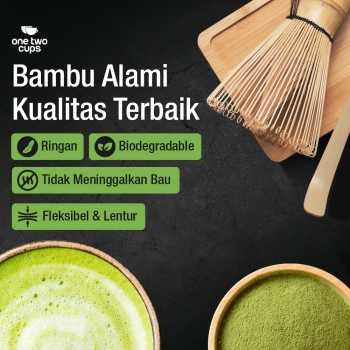 Gambar produk One Two Cups Matcha Set Kit Chawan Chasen Stand Chashaku 4 PCS - N41