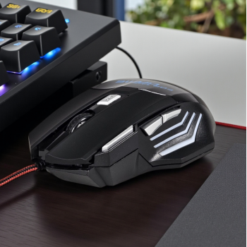 Gambar produk YXLM Gaming Mouse Wired 7 Tombol LED USB 2.0 RGB 2400 DPI - G6