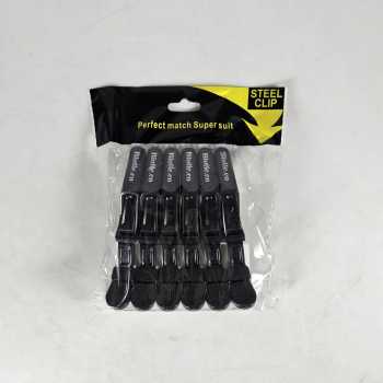 Gambar produk Biutte.co Jepit Rambut Salon Barber Hair Alligator Clip Grip 6 PCS - L05