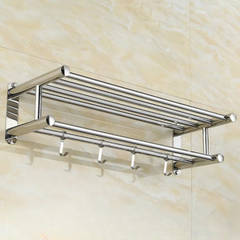 Gambar produk EEND Rak Kamar Mandi Shelf Towel Rack Single Layer Stainless Steel 201 58cm - E-201