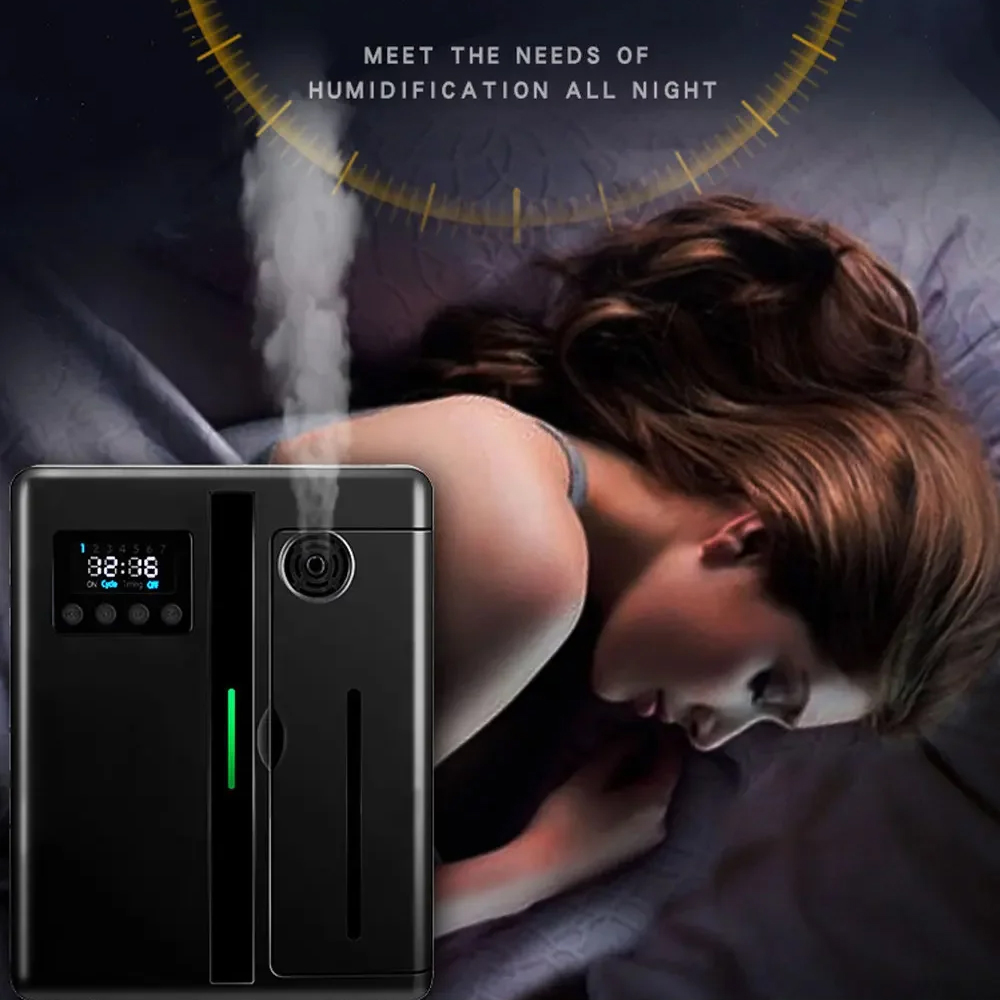 Gambar produk KUFOO Diffuser Essential Oil Aromatherapy Bluetooth LCD Display 200ml - KF-200