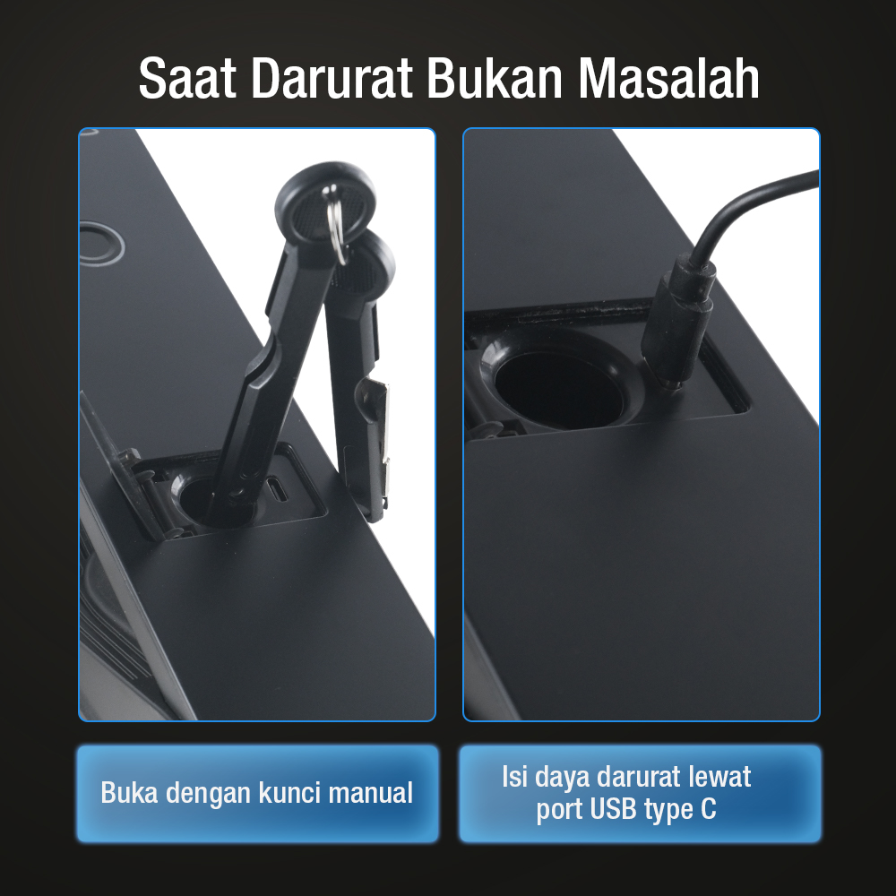 KAILILAI Smart Door Lock Fingerprint Face Recognition Password iCSee - B90 Gambar produk KAILILAI Smart Door Lock Fingerprint Face Recognition Password iCSee - B90