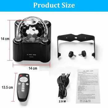 Gambar produk LEIMIYUO Lampu Sorot LED Beam Disco KTV Voice Control Glow Light 9W - LM7009