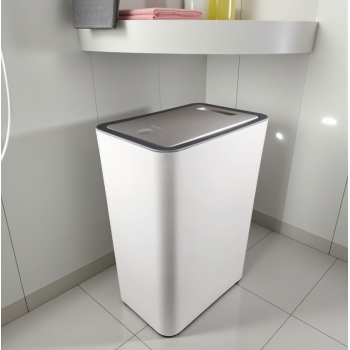 Gambar produk Trevice Tempat Sampah Tekan Press Trash Bin Smooth Opening 15L - T15