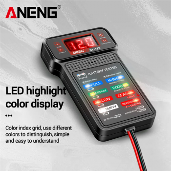Gambar produk ANENG Tester Aki Mobil Digital Car Battery Indicator 12V with Clamp - BT172