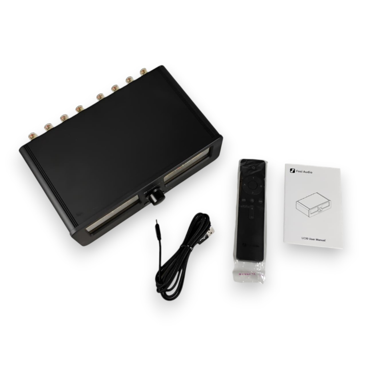 Gambar produk Fosi Audio Amplifier Speaker Switcher 2 In 2 Out Dual Analog VU Meter - LC30