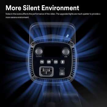 Gambar produk Godox Lampu Studio LED Fill Light 2.4G Wireless Bowens 5600K 70W - SL60IID