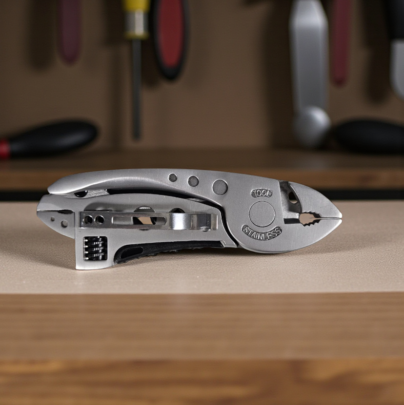 KNIFEZER Kunci Pas Swiss Army Knife Wrench Plier EDC Multifungsi - MPG05 Gambar produk KNIFEZER Kunci Pas Swiss Army Knife Wrench Plier EDC Multifungsi - MPG05