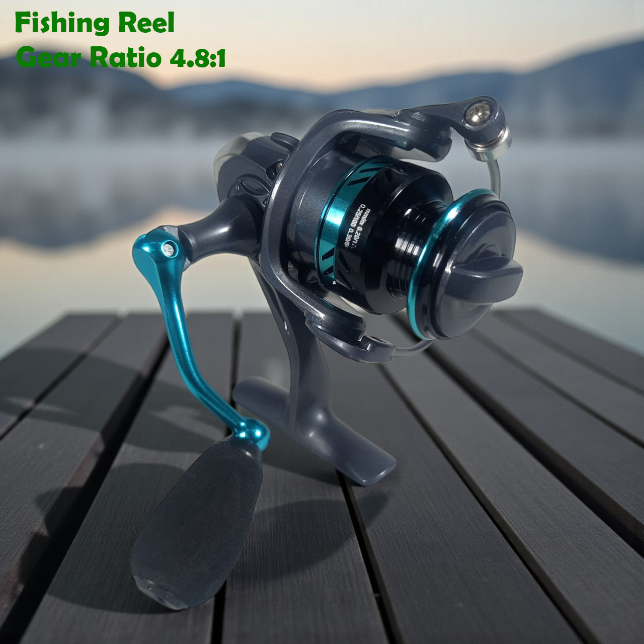 DK Fishing Reel Gulungan Pancing Spinning Gear Ratio 4.8:1 - DK800 Gambar produk DK Fishing Reel Gulungan Pancing Spinning Gear Ratio 4.8:1 - DK800