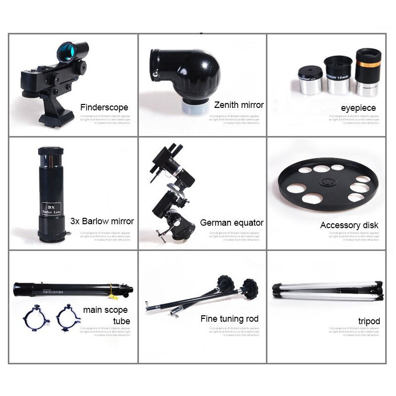 CELESTRON Powerseeker Astronomical Telescope Teropong 80mm - 80EQ Gambar produk CELESTRON Powerseeker Astronomical Telescope Teropong 80mm - 80EQ