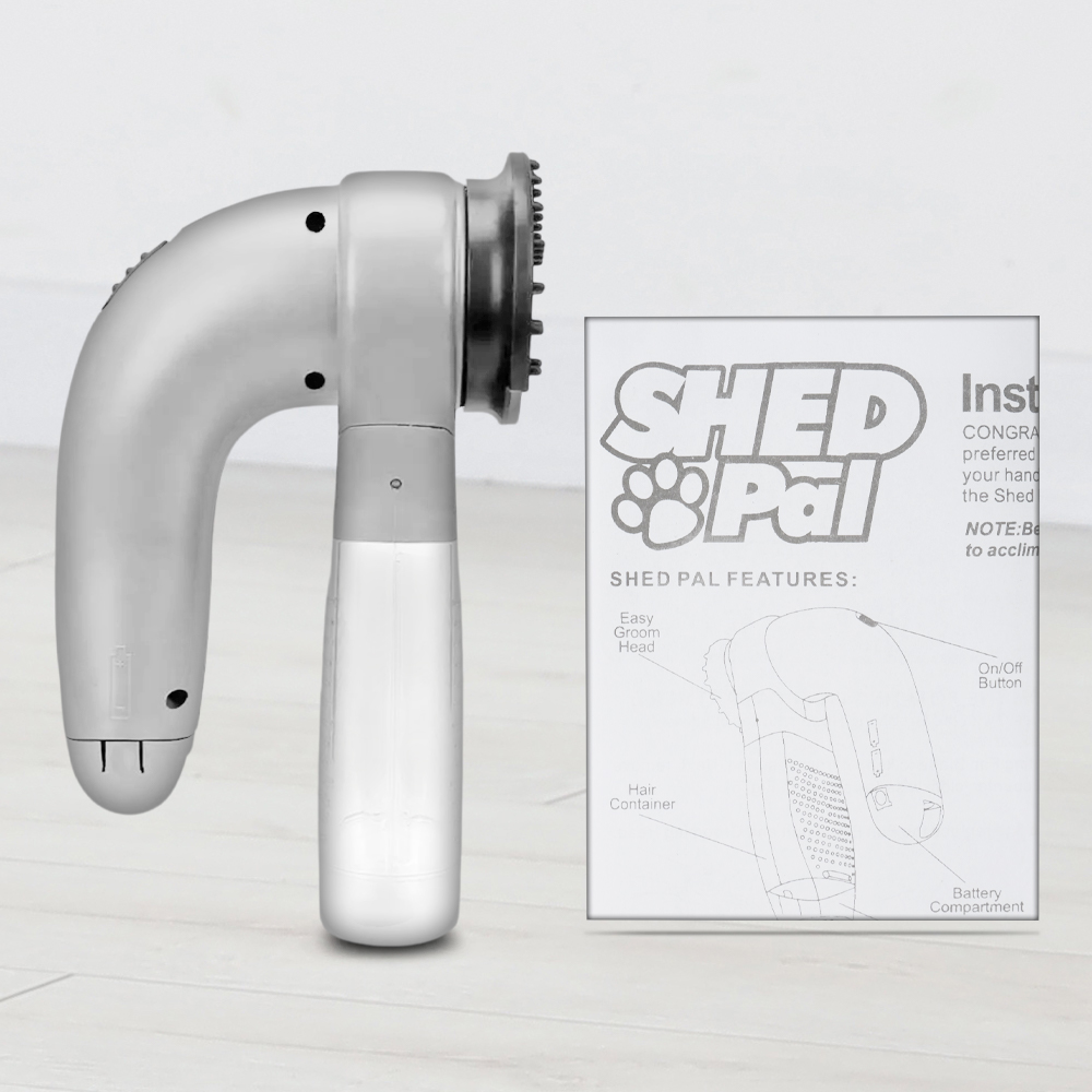 Shed Pal Pembersih Bulu Hewan Peliharaan Elektrik Pet Grooming Tool - HC Gambar produk Shed Pal Pembersih Bulu Hewan Peliharaan Elektrik Pet Grooming Tool - HC