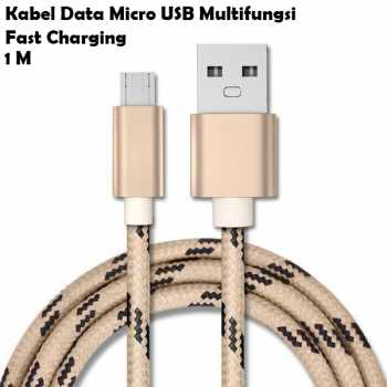 Gambar produk Bastec Kabel Data Micro USB Multifungsi Fast Charging Braided 100cm - BN100
