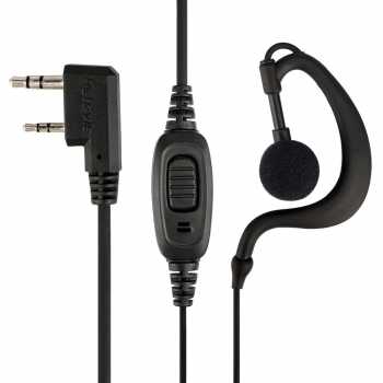 Gambar produk RETEVIS Headset Mikrofon In-ear C Type for HT Walkie Talkie 2 Pin - EEK004
