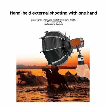 SIDANDE Payung Softbox Diffuser Octagon Mini Portable Bayonet Mount - A23F Gambar produk SIDANDE Payung Softbox Diffuser Octagon Mini Portable Bayonet Mount - A23F
