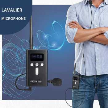 RETEKESS Audio Tour Guide Wireless Transmitter 49 Channel Mic 4200mAh - T130S Gambar produk RETEKESS Audio Tour Guide Wireless Transmitter 49 Channel Mic 4200mAh - T130S