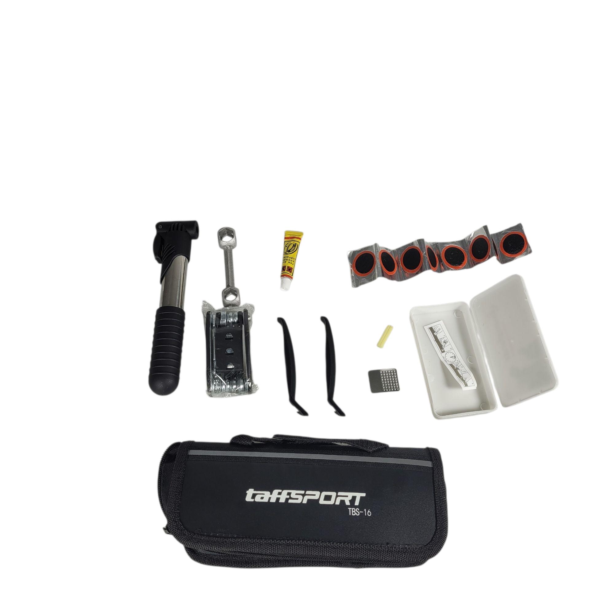 Gambar produk TaffSPORT Perlengkapan Reparasi Sepeda Tambal Ban 16 in 1 - TBS-16