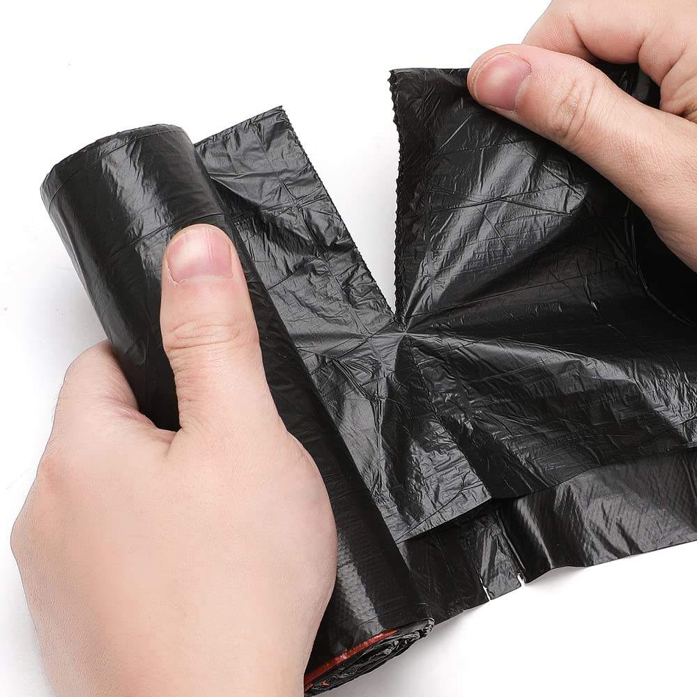 Gambar produk TRASU Kantong Plastik Sampah Tali Drawstring Trash Bag 45x50cm 75 PCS - TR-75