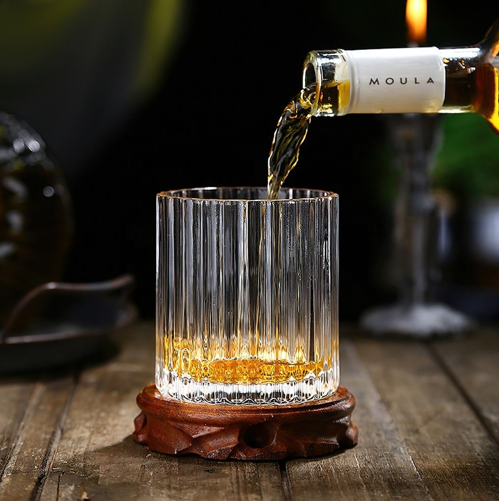 GABYNA Gelas Kaca Anggur Wine Whiskey Cocktail Glass Aesthetic 300ml - GB35 Gambar produk GABYNA Gelas Kaca Anggur Wine Whiskey Cocktail Glass Aesthetic 300ml - GB35