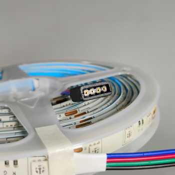 Lampu LED Strip RGB Light Flexible SMD 5050 5M with Remote Gambar produk Lampu LED Strip RGB Light Flexible SMD 5050 5M with Remote