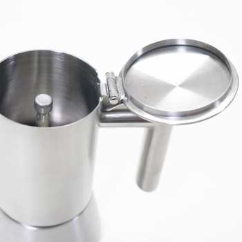 Gambar produk IYD Moka Pot Espresso Single Valve Coffee Stainless Steel 500ml - I-500