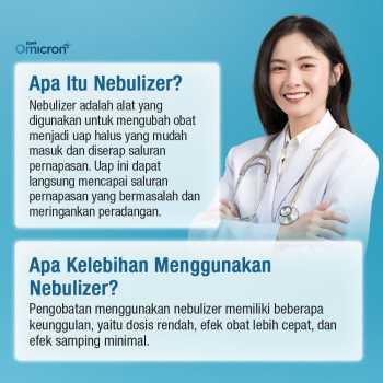 Gambar produk TaffOmicron Alat Terapi Pernapasan Ultrasonic Nebulizer Portable - MY-520A