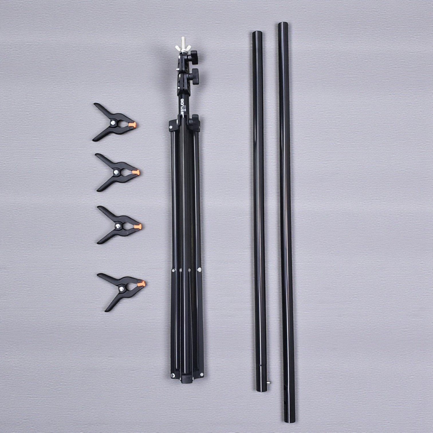 Gambar produk TaffSTUDIO Tripod T Backdrop Studio 150x200cm with 4 Clamp - DD-111