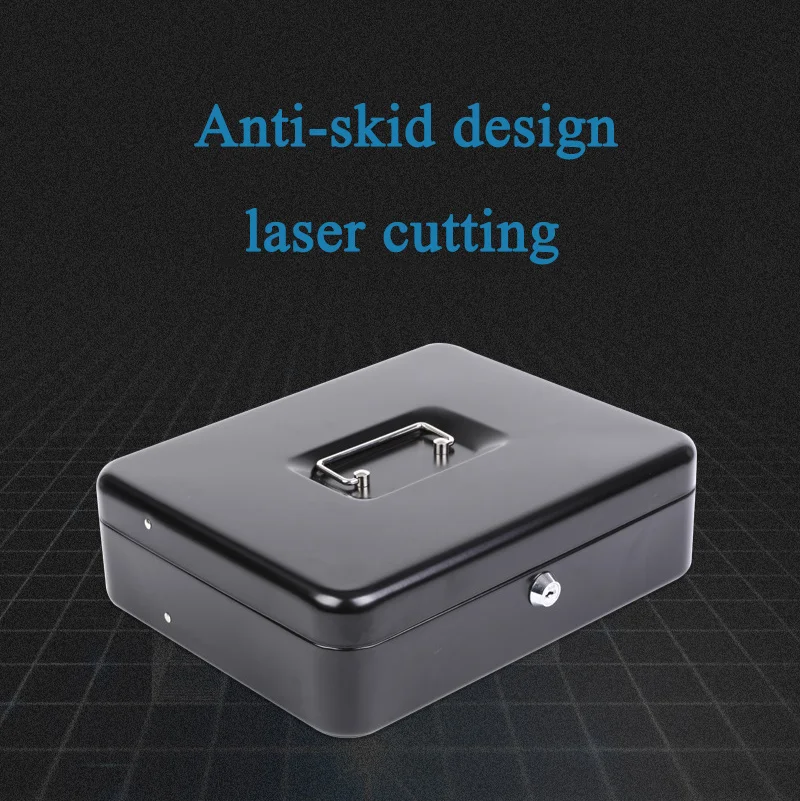 Gambar produk IWARE Kotak Uang Kasir Portable Coin Cash Drawer Key Style 30x24x9cm - IW201