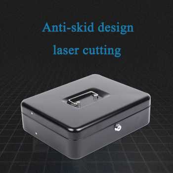 Gambar produk IWARE Kotak Uang Kasir Portable Coin Cash Drawer Key Style 30x24x9cm - IW201