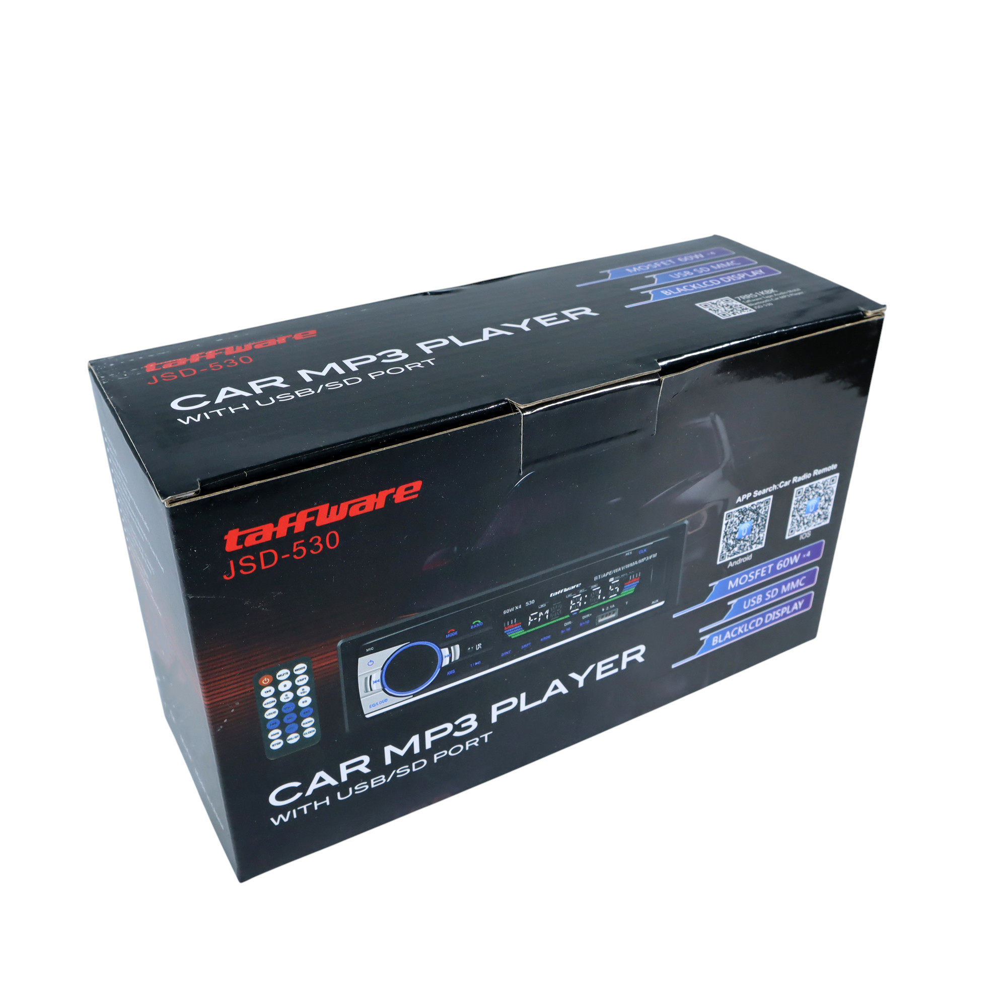 Gambar produk Taffware Tape Mobil Audio Bluetooth Car MP3 Player Plug ISO - JSD-530