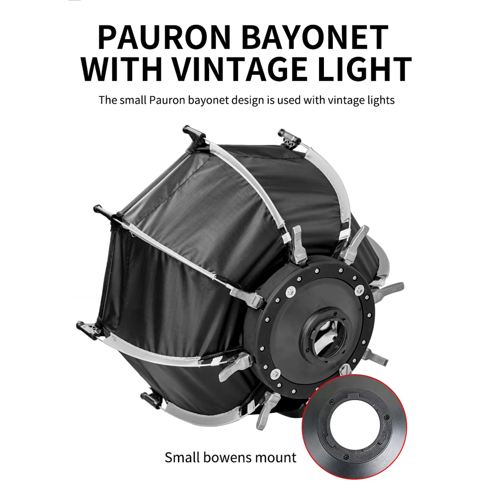 SIDANDE Payung Softbox Diffuser Octagon Mini Portable Bayonet Mount - A23F Gambar produk SIDANDE Payung Softbox Diffuser Octagon Mini Portable Bayonet Mount - A23F