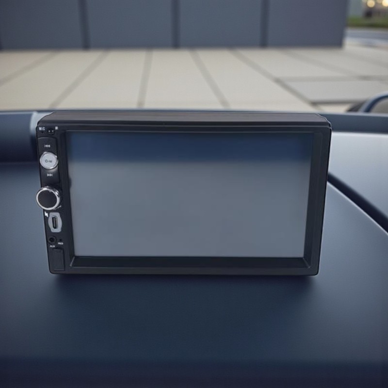 Gambar produk BQCC Head Unit Tape Mobil 2DIN Wireless CarPlay Android Auto 7 Inch - F7010C