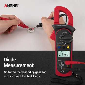 Gambar produk ANENG Digital Multimeter Tang Ampere Voltage NCV Tester Clamp 600V - ST201